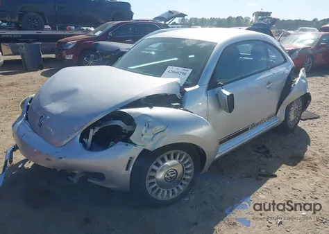 2014 Volkswagen Beetle 2.5L из США, поврежденный, VIN 3VWJP7AT7EM633386